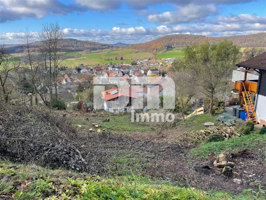 Traumhaft schönes Grundstück in hervorragender Wohnlage mit Panoramablick - Grundstück gerodet